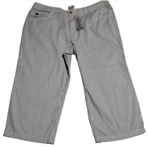 New Chico's Dylan striped crop pants